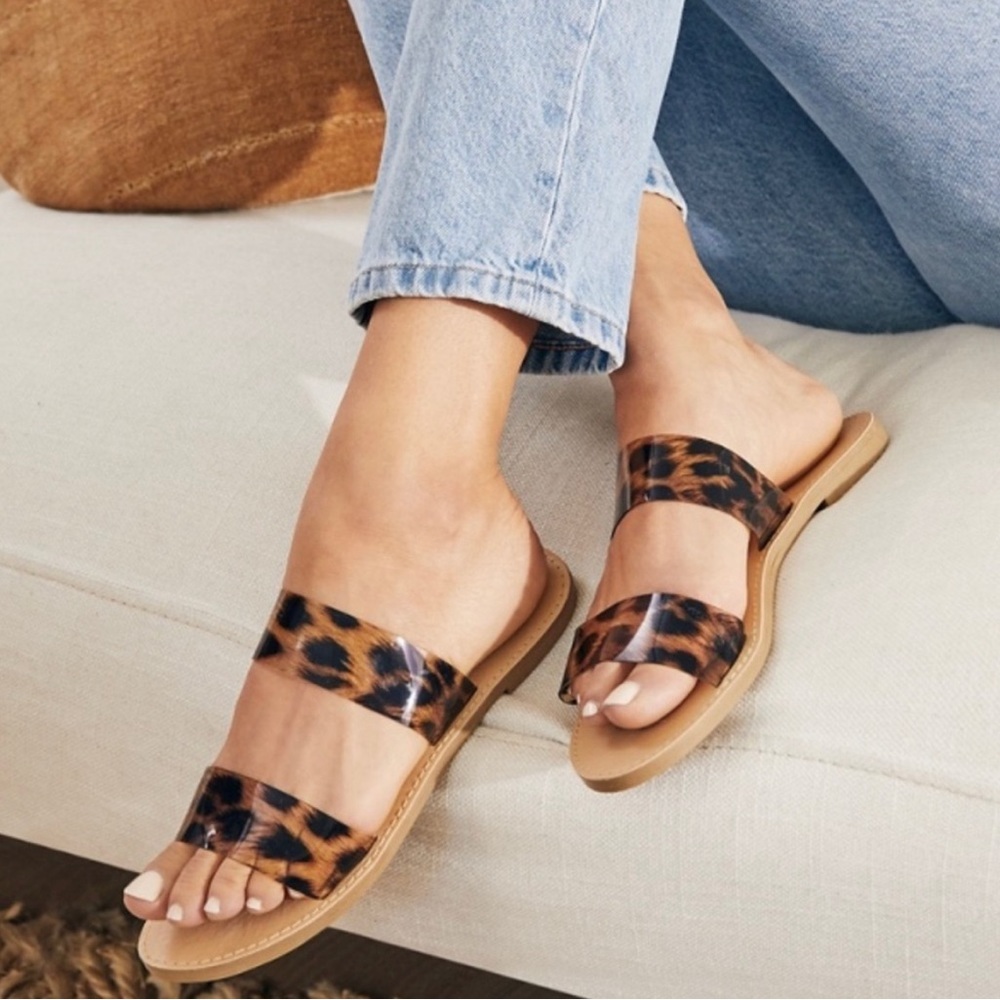 JustFab Cheetah Sandals